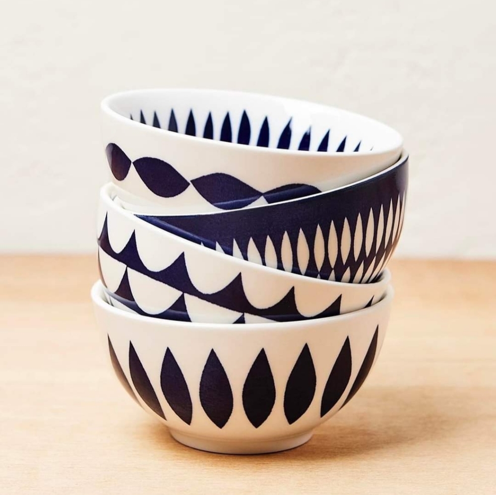 BE HOME Set of 4 Bone China  Dip Bowls